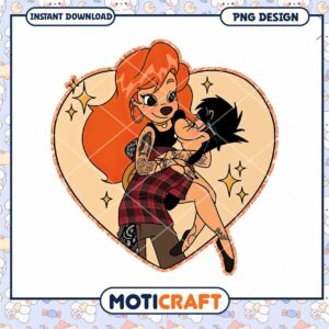 Goofy & Max PNG Design Instant Download