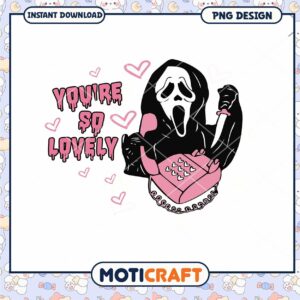 Ghostface So Lovely PNG Design