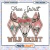 Free Spirit Wild Heart PNG Design 2 Free Spirit Wild Heart PNG Design