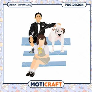 Family Dog PNG Design Instant Download