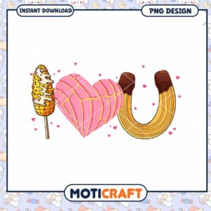 Elote Pan Dulce Churros PNG Design