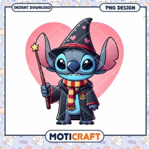 Cute Wizard Character PNG Instant Download for Kids Crafts Projects