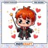 Cute Wizard Boy PNG Design with Wand and Hearts Instant Download 1 Cute Wizard Boy PNG Design with Wand and Hearts Instant Download