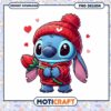 Cute Stitch Valentine PNG Design 2 Cute Stitch Valentine PNG Design