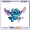 Cute Stitch Cupid PNG Design 1 Cute Stitch Cupid PNG Design
