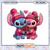 Cute Stitch Couple Valentines PNG 2 Cute Stitch Couple Valentines PNG