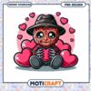 Cute Spooky Character with Hearts PNG Design for Instant Download 2 Cute Spooky Character with Hearts PNG Design for Instant Download