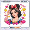 Cute Snow White PNG Design with Hearts Instant Download Art 1 Cute Snow White PNG Design with Hearts Instant Download Art