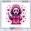 Cute Scary Ghost PNG Design for Valentine Day Instant Download
