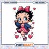 Cute Retro Girl PNG Design for Instant Download Hearts Motif 1 Cute Retro Girl PNG Design for Instant Download Hearts Motif