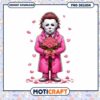 Cute Horror Character with Flowers PNG Design for Instant Download 2 Cute Horror Character with Flowers PNG Design for Instant Download