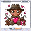 Cute Freddy Horror Character with Heart PNG Instant Download Art 2 Cute Freddy Horror Character with Heart PNG Instant Download Art