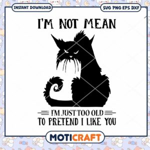 Funny Cat Quote Design, Perfect for Pet Lovers and Crafters