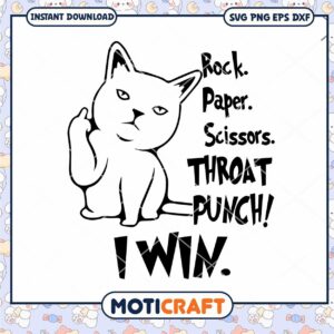 Funny Cat Graphic Design, Perfect for Unique Gifts and Crafts