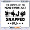 Mood Swing Chains Design for Crafts, Instant Download SVG File