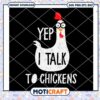 Funny Chicken SVG Design for Crafters, Instant Download Available