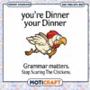 Funny Chicken Design, Emphasize Grammar While Being Playful 2 Funny Chicken Design, Emphasize Grammar While Being Playful
