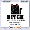 Funny Cat Quote Graphic, Instant Download for Unique Gifts