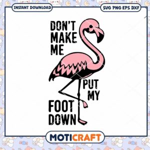 Flamingo Design for SVG Cut Files, Perfect Gift for Friends