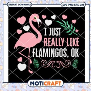 Flamingo Design for Crafting, Fun Pink Art for DIY Projects
