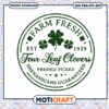 Farm Fresh Four Leaf Clovers SVG Design, Perfect for Crafts and Gifts 2 Farm Fresh Four Leaf Clovers SVG Design, Perfect for Crafts and Gifts