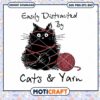 Easily Distracted By Cats And Yarn, Fun SVG Craft Download Design 2 Easily Distracted By Cats And Yarn, Fun SVG Craft Download Design