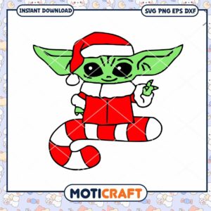 Cute Holiday Alien Character, perfect for festive crafts and designs