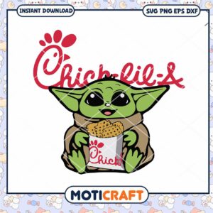 Cute baby alien holding chicken, perfect for instant download design