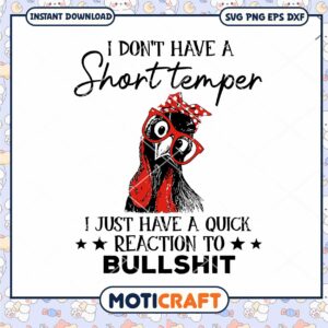 Funny Chicken Design, Perfect for Crafts and SVG Projects