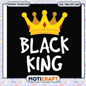 Treding black king svg, intelligent man svg, king crown​ svg