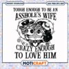 Tough enough to be an asshole's wife svg, skull heart svg, funny quotes svg 1 Tough enough to be an asshole's wife svg, skull heart svg, funny quotes svg