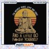 Love and light and a little go fuck yourself svg, funny yoda meditation svg