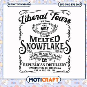 Liberal tears old time quality melted snowflakes distilled svg