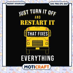Just turn it off and restart it that fixes svg