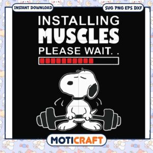 Installing muscles please wait svg