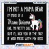 Im more of a mama unicorn im pretty chill svg, funny svg, unicron quotes​ svg