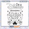 I'm a disney grandma it's like a regular grandma svg, disney the castle​ svg