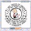 I see trees of green red roses too svg, charlie brown and snoopy svg