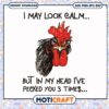 Funny i may look calm but in my head ive pecked svg, chicken heads​ svg
