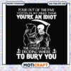 Four out of the five voices in my head svg, funny svg, death skull tattoo​ svg