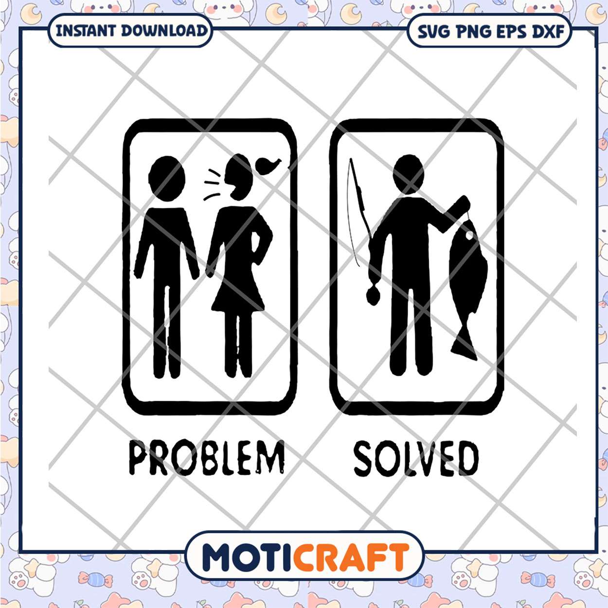 Fishing problem solved svg, aa sayings funny svg, funny quotes svg Fishing problem solved svg, aa sayings funny svg, funny quotes svg