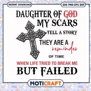Daughter of god they are a reminder of time svg, funny quotes svg