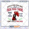 Chicken with a fuck here and a fuck svg, chicken fuck svg, funny quotes svg 1 Chicken with a fuck here and a fuck svg, chicken fuck svg, funny quotes svg