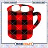 Buffalo Plaid Hot Cocoa Cup With Marshmallow svg, cocoa cup svg 2 Buffalo Plaid Hot Cocoa Cup With Marshmallow svg, cocoa cup svg