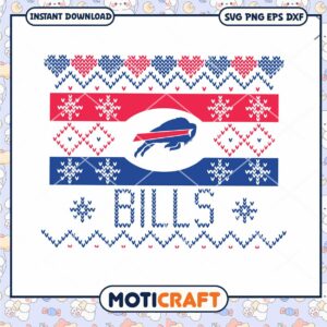 Buffalo Bills Fair Isle Svg, Buffalo Bills Svg, NFl Football Svg
