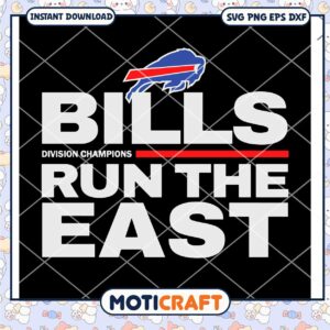 Buffalo Bills Run The East Svg, Buffalo Bills Svg, Bills Nfl Svg
