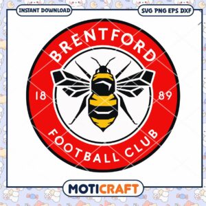 Brentford 1889 Football Club Svg, Bretford Svg, Sport Svg
