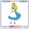Whimsical Alice Cartoon Character SVG Digital Download 1 Whimsical Alice Cartoon Character SVG Digital Download