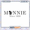 Vintage Minnie Mouse Logo SVG Instant Download Design