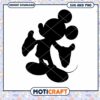 Vintage Cartoon Mouse Silhouette SVG Clipart Download